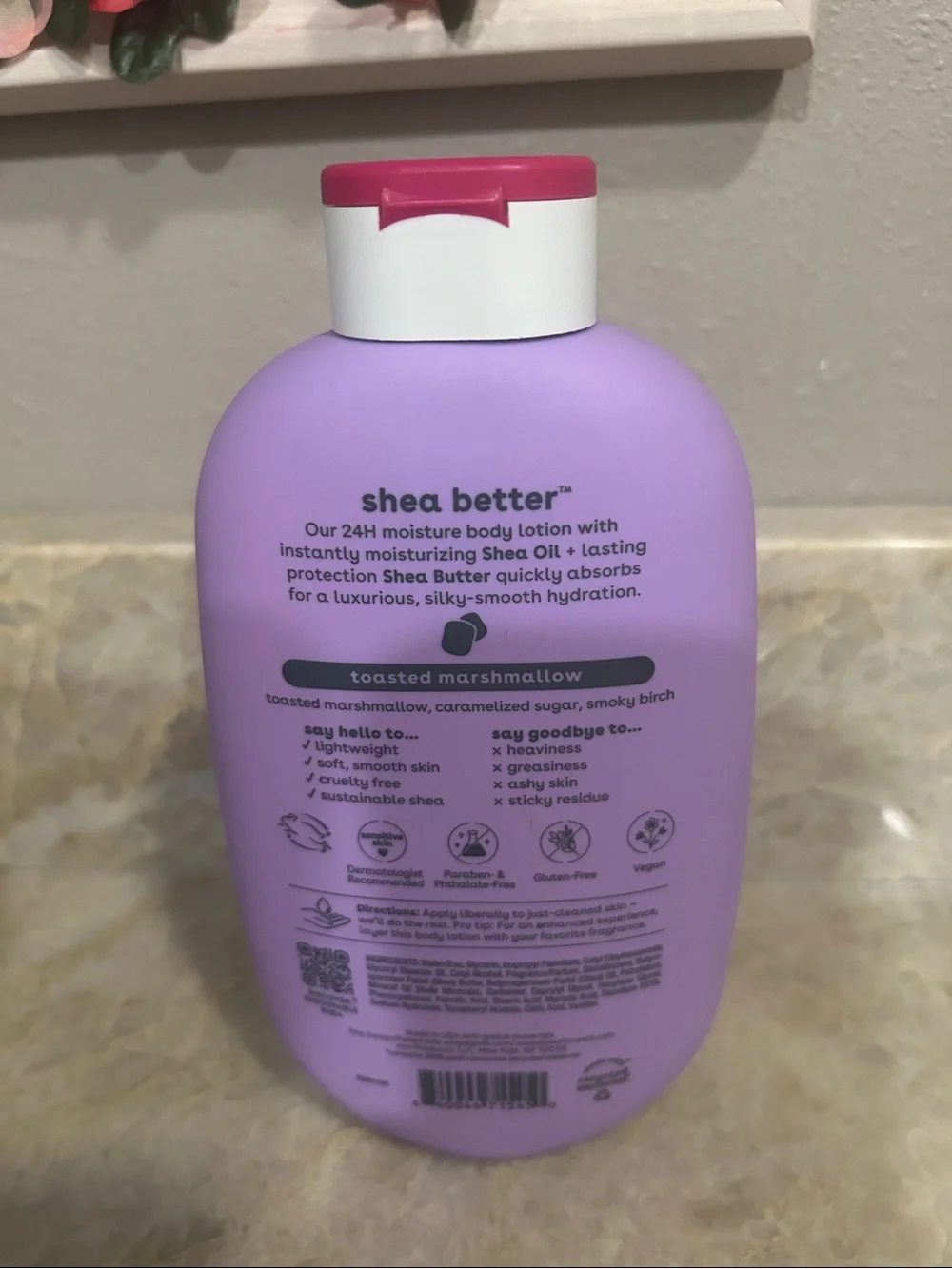 🧁EOS Lavender-Pink 24H Moisture Body Lotion - Toasted Marshmallow🧁